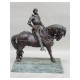 Andrea del Verrocchio style cast brass