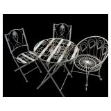 Vintage metal kids patio set