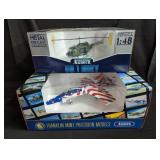 2 1:48 scale die-cast metal model airplanes