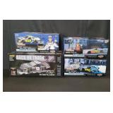 Four NASCAR diecast 1:24, 1:18 scale model cars