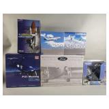 Group of model airplanes