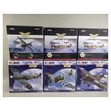Group of Corgi die-cast model airplanes
