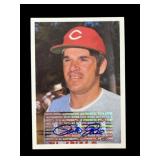 Pete Rose autograph card