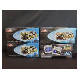 Four signed NASCAR 1:24 scale diecast stock cars