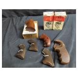 Group of revolver and pistol grips