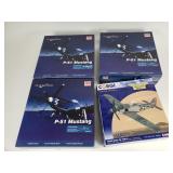 Collection of combat airplane models Hobby M
