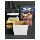 Group of die cast model airplanes