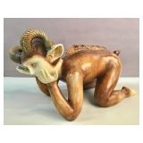 Vintage Sergio Bustamante ï¿½Ram Boyï¿½ ceramic sculp