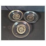 Three vintage Georges Briard  silver overlay