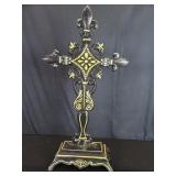 Cast iron ornate cross