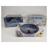 Group of die cast model airplanes 1:48 scale