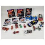 Group of die cast toy cars