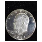 1971-S Eisenhower Proof  Silver Dollar