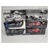 Collection of Hot Wheels Formula 1 model cars