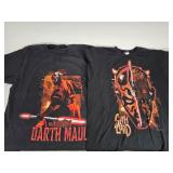 1999 Star Wars vintage Darth Maul t-shirts
