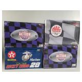 Group of NASCAR and Drag Racing car models