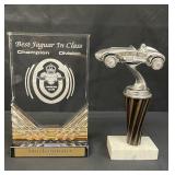 Jaguar Owners Club "Best in Class" crystal