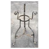 Vintage wrought iron plant stand
