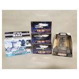 Group of "Star Wars" and "Star Trek" toys