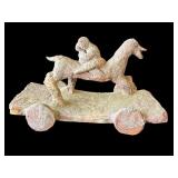 Beatrice Wood signed clay sculpture