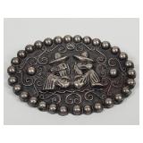 Vintage (Mexico) sterling silver brooch