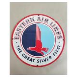 Vintage Eastern Airlines porcelain enameled sign