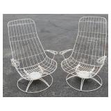 Pair of Mid-century Modern Homecrest wrought