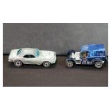 Pair of vintage Hot Wheels redline Heavy Chevy