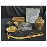 Acrylic and metal bathroom accesories