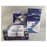 Collection of die-cast model airplanes
