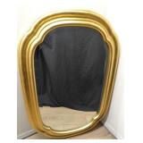 Large heavy beveled mirror