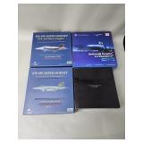 Group of die-cast model airplanes, HobbyMaster,