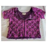 Vintage Ohrbauchs sequin top made in Hong Kong