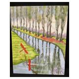 Signed oil on canvas painting by Elbert Price