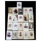 Lot of antique cabinet cards