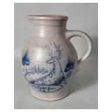 Ethan Allen salt glazed stoneware cider jug