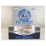 Pair of Franklin Mint die-cast model airplanes