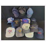 Group of aviation hats and others