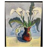 Signed oil on canvas painting by Shirley Price