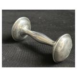 Vintage Sterling silver baby rattle
