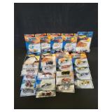 Group of Hot Wheels 1:64 scale diecast model cars