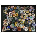 Collection of vintage military patches