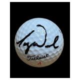 Tiger Woods signed golf ball
