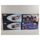 4 signed NASCAR die-cast model cars with COA