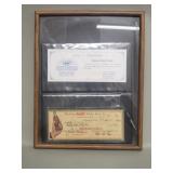 Framed vintage Clarksburg Coca-Cola Bottling