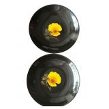 VTG Couroc of Monterey decorative plastic plates