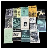 Vintage football press pass books