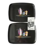 VTG Couroc of Monterey decorative plastic trays