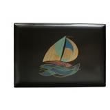 Vintage Couroc of Monterey decorative tray