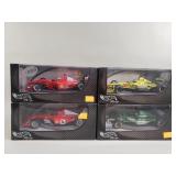Hot Wheels die-cast Formula 1 racing car models